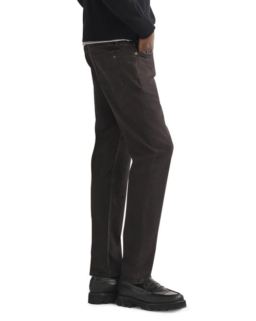 Rag & Bone Black Fit 2 Slim Fit Authentic Stretch Jeans for men