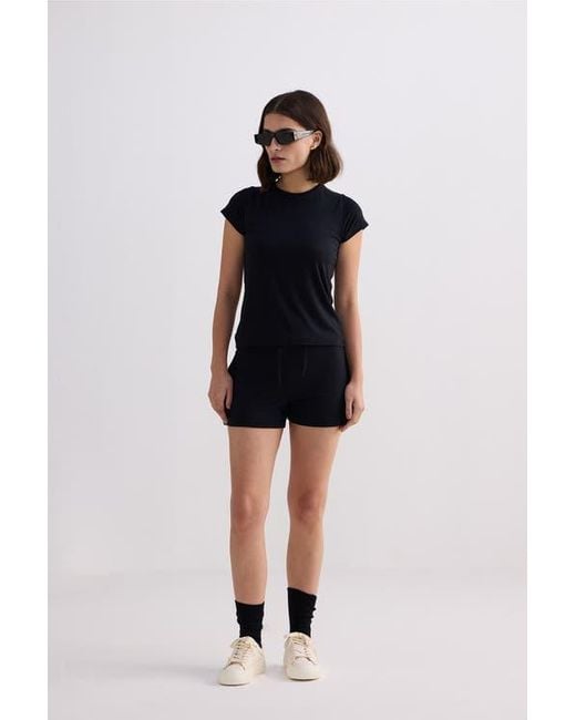 REISTOR Black Essential Short Sleeve Tee Set
