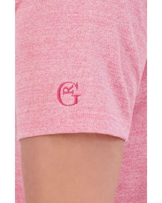 Robert Graham Red Calmere Tipped Polo for men