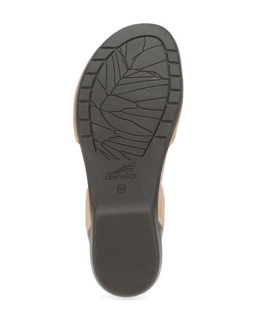 Dansko White Rowan Flat