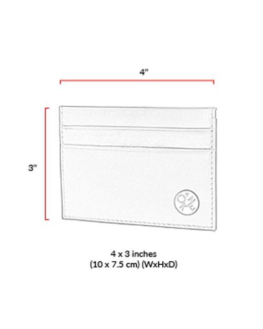 Token Purple Clark Leather Card Case