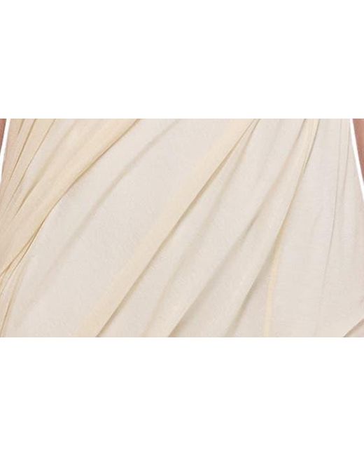 Helmut Lang Natural Bubble Hem Cotton Dress