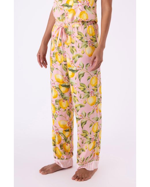 Pj Salvage Yellow In Bloom Pajama Pants