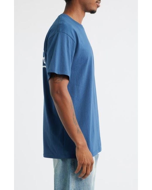 ICECREAM Blue Classic Graphic T-Shirt for men
