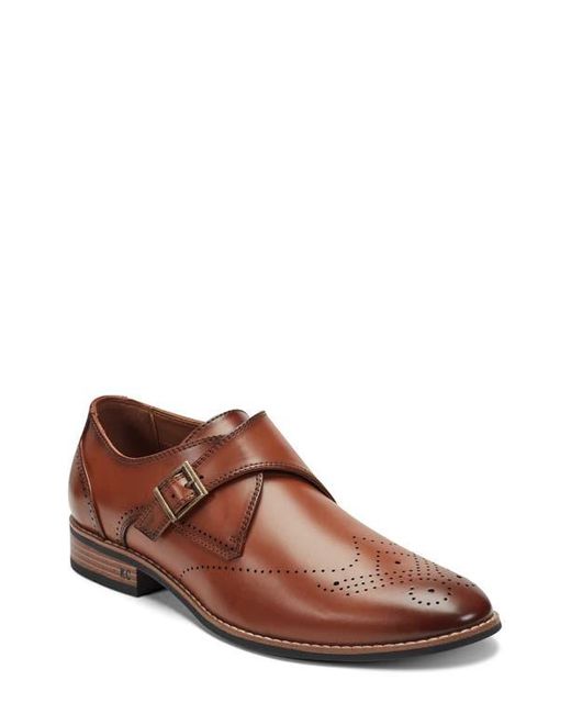 Kenneth Cole Brown Cheer One Buckle Monk Shoe for men
