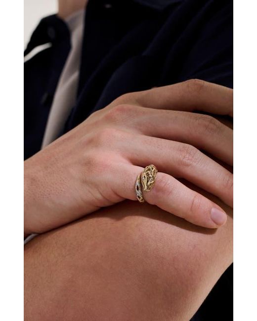 John Hardy Metallic Naga Bypass Ring