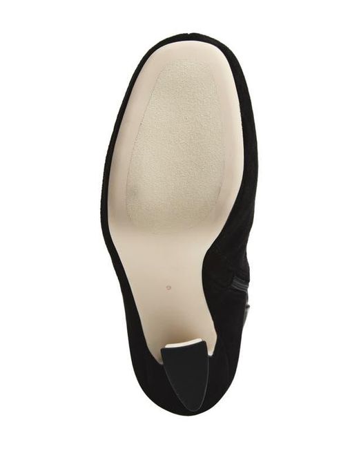 Jeffrey Campbell Black Pop-Off Faux Suede Tall Boot