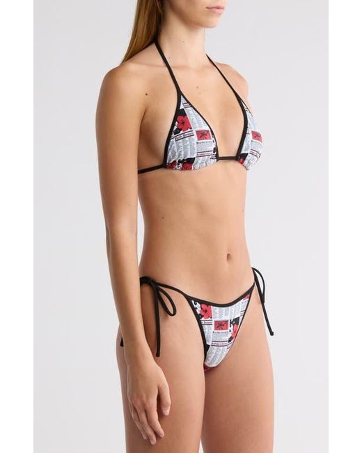 PacSun Black Corinne Triangle Bikini Top