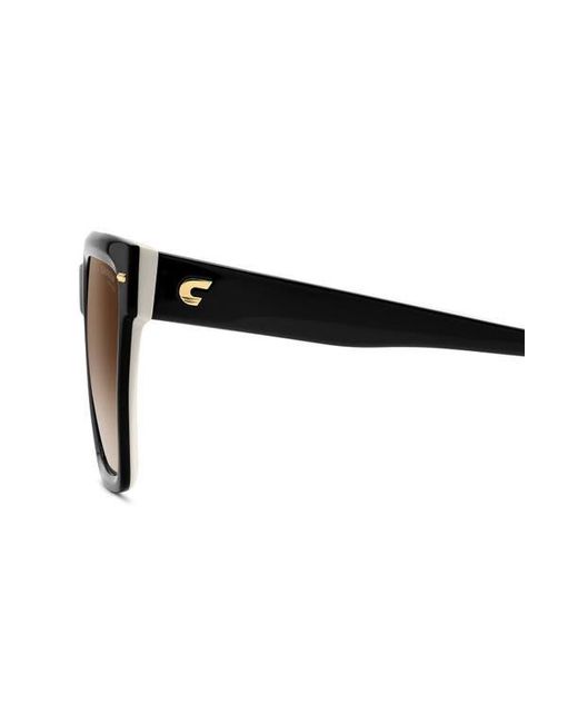 Carrera Brown 56Mm Gradient Square Sunglasses