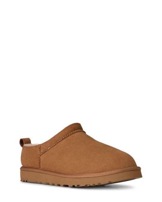 Ugg Brown Classic Genuine Shearling Lined Slipper for men