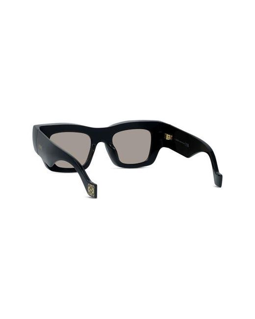Loewe Black Signature 56Mm Rectangular Sunglasses
