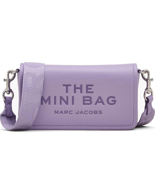 Marc Jacobs Purple The Mini Leather Crossbody Bag