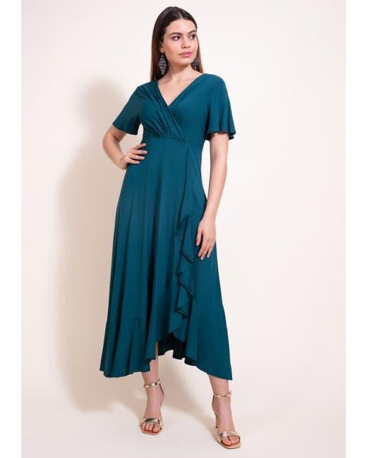 Alie Street London Blue Waterfall Dress