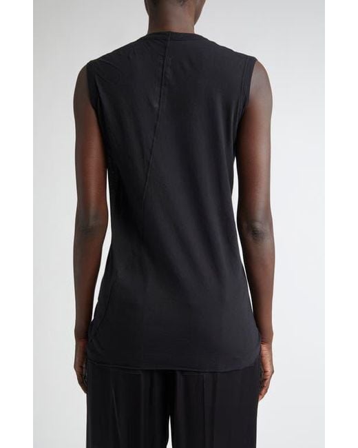 Rick Owens Black Forever Basic Cotton Vest