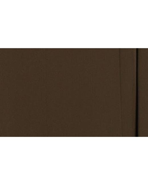 Tom Ford Brown Keyhole Cutout Washed Silk Georgette Top
