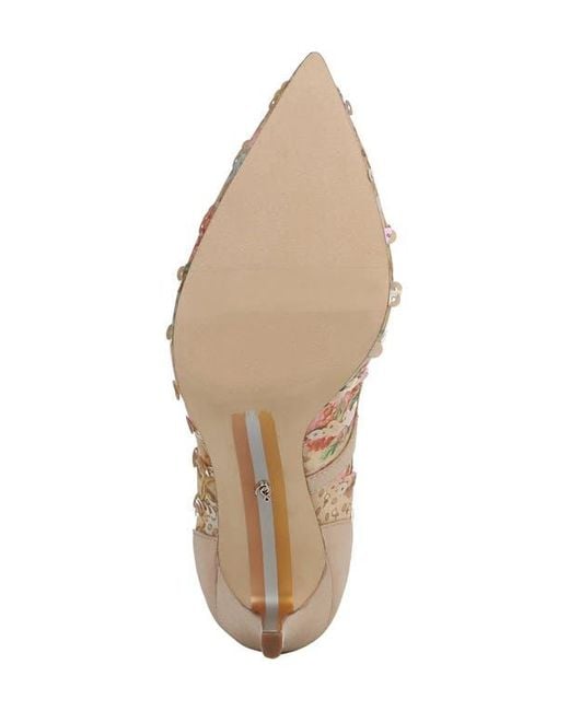 Sam Edelman Natural Hazel Pointed Toe Pump