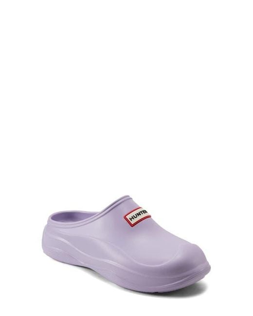 Hunter Purple Elena Water Resistant Clog