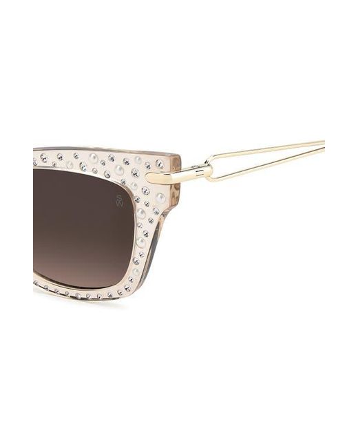 Stuart Weitzman Multicolor 52Mm Gradient Cat Eye Sunglasses