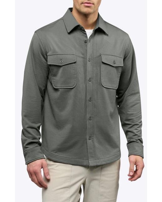 Cuts Gray Hyperloop Overshirt for men