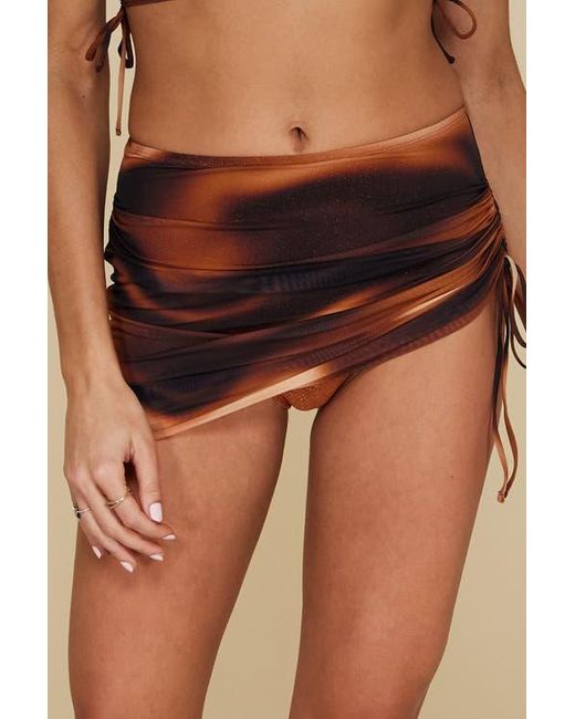 B. Swim Brown Auger Bralette Bikini Swimsuit Top
