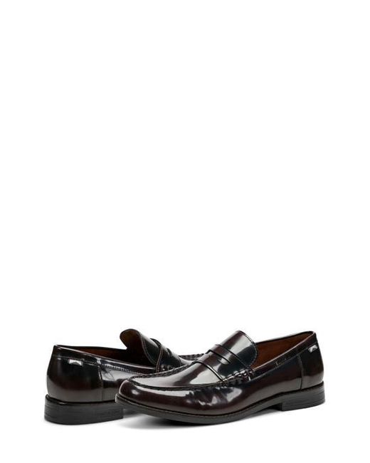 Kenneth Cole Black Paco Leather Penny Loafer for men