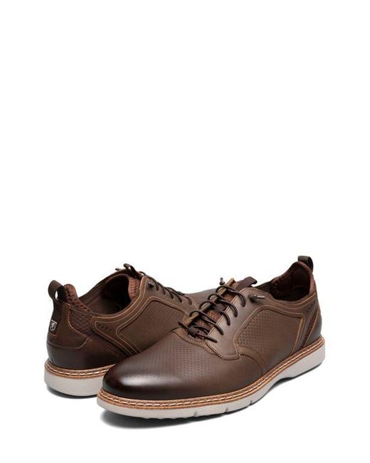 Stacy Adams Sync Perforated Elastic Lace Derby in Brown for  display picture 2