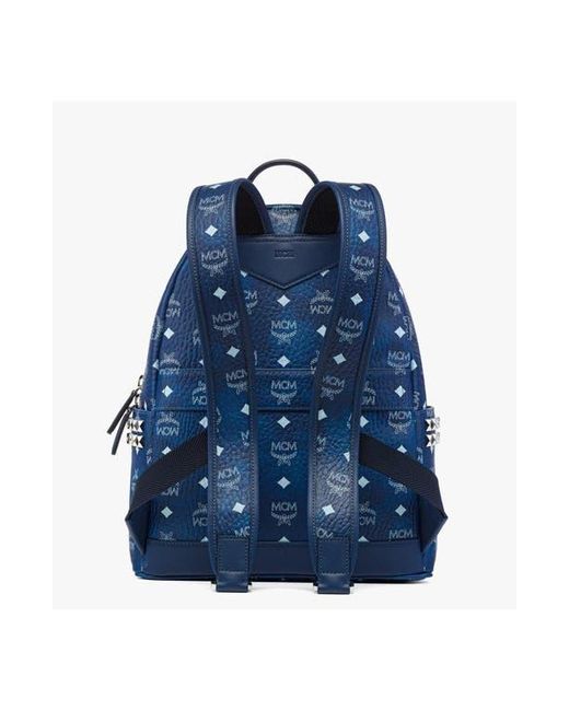 MCM Blue Stark Side Studs Backpack for men