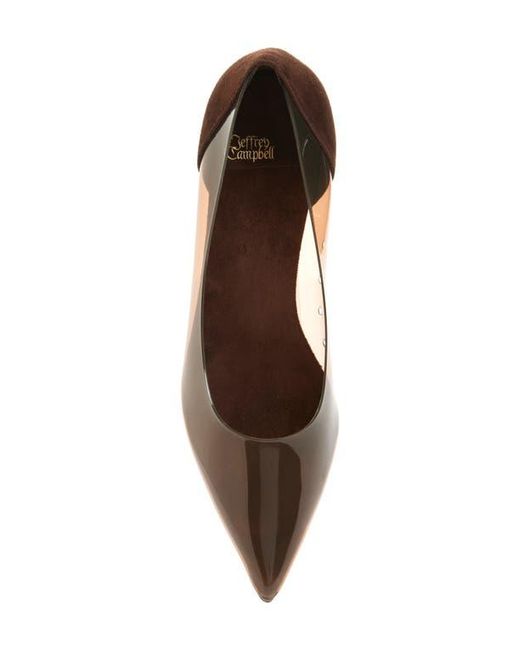 Jeffrey Campbell Brown Graphix Pointed Toe Pump