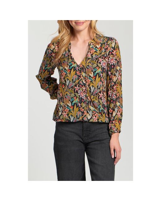 Apny Black Printed Top