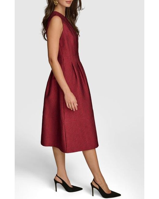 Donna karan red dress hotsell