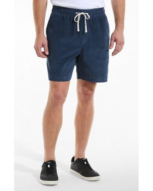 Lands' End Blue 7 Deck Short for men