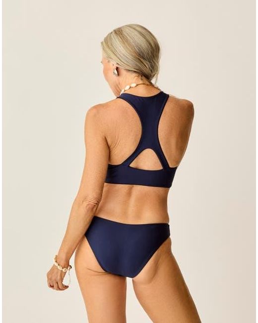 Carve Designs Women's Blue Sanitas 2.0 Compression Bottom bikinis