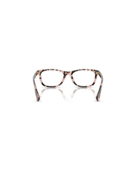 Ralph Metallic 53Mm Rectangle Optical Glasses