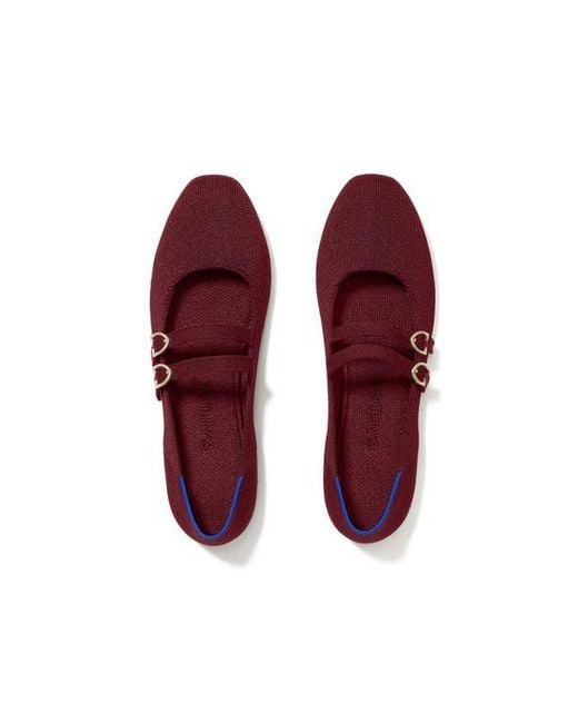 Rothy's Red The Double Buckle Mary Jane