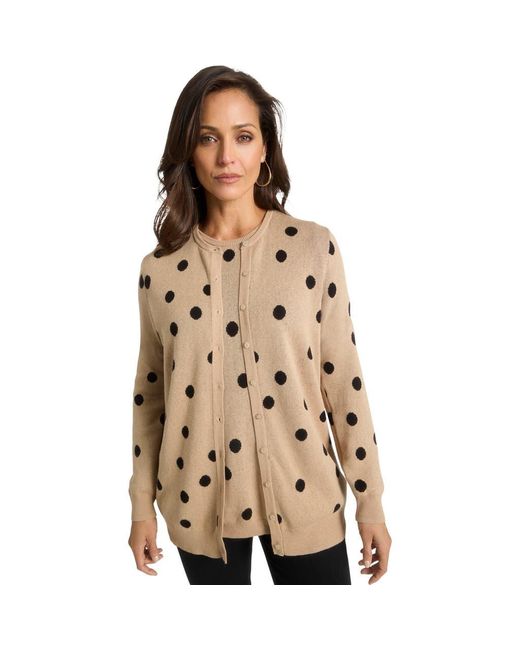 Jessica London Natural Fine Gauge Cardigan