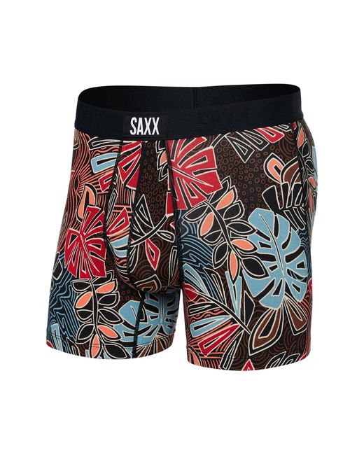 Saxx Underwear Co. Blue Vibe Super Soft Slim Fit Boxer Briefs for men