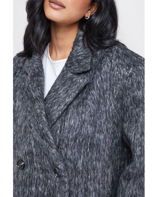 Warehouse Blue Structured Shoulder Coat