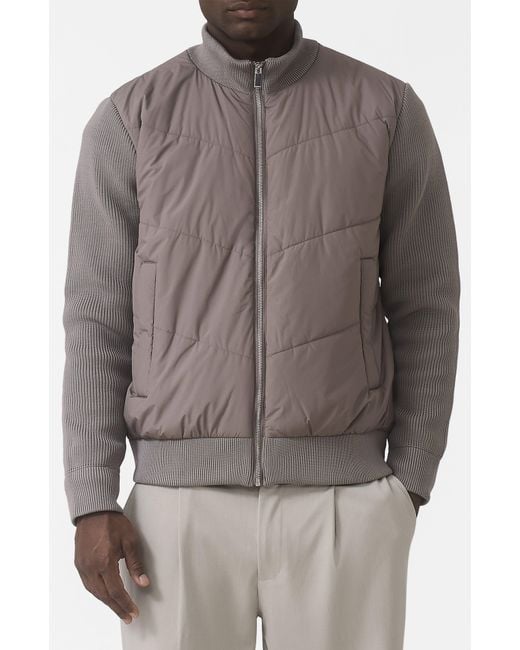 Mauvais Brown Lamarck Slim Jacket for men