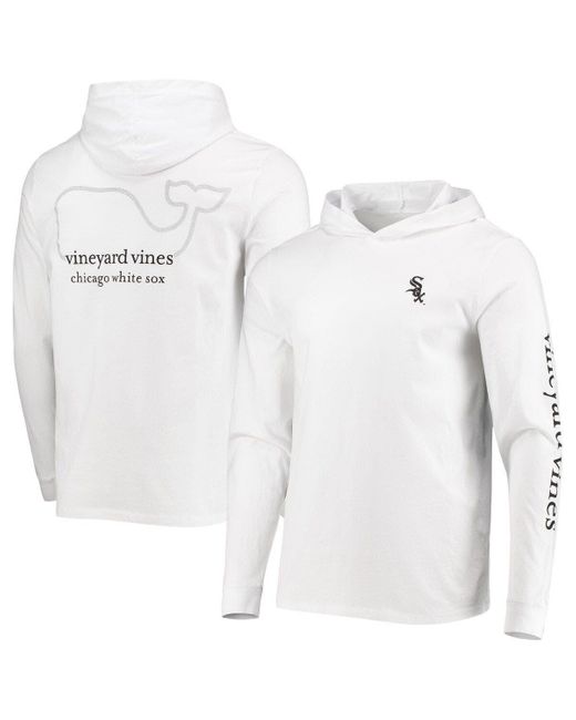 Vineyard Vines White Chicago Sox Logo Hoodie Long Sleeve T-shirt At Nordstrom for men