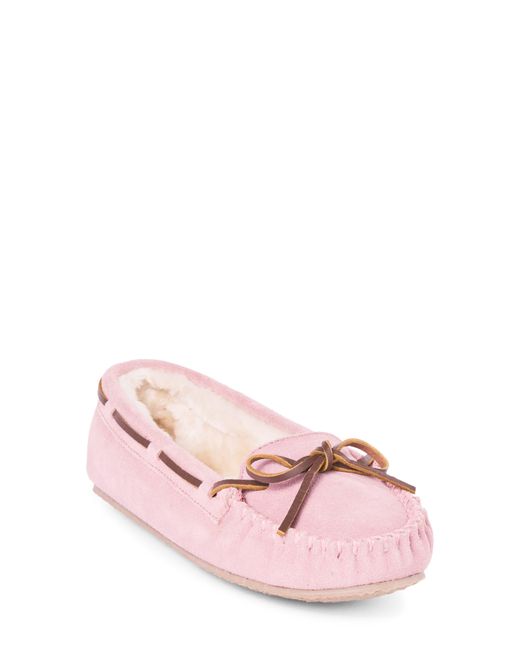Minnetonka Pink Cally Slipper