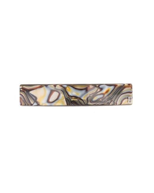 Alexandre De Paris Multicolor Rectangle Barrette