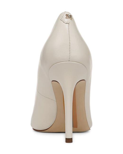 Sam Edelman White Hazel Pointed Toe Pump