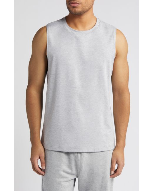 Alo Yoga Gray Conquer Muscle Tank for men
