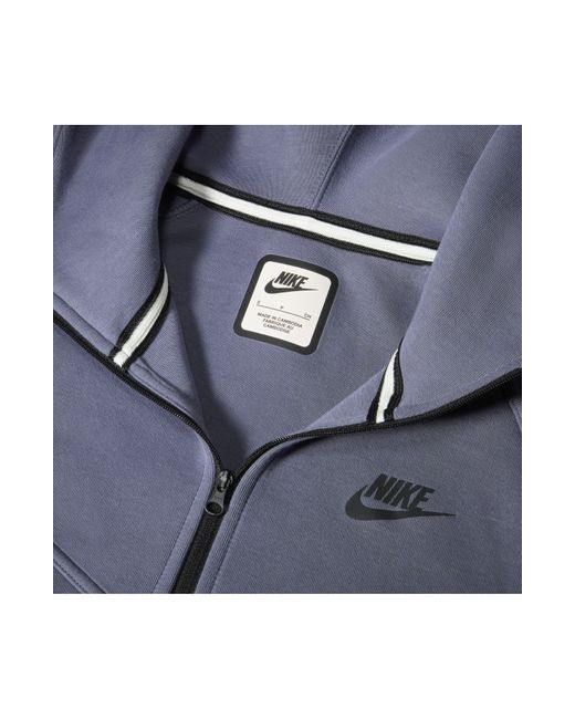 Nike Blue Sportswear Tech Fleece Windrunner Zip Hoodie