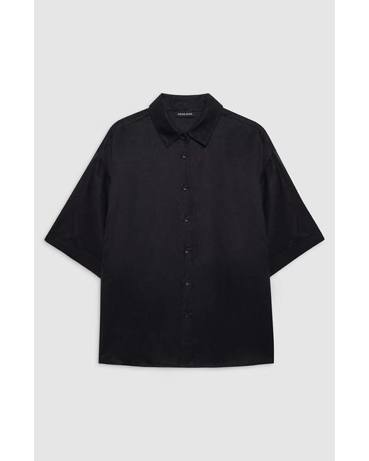 Anine Bing Black Coco Shirt