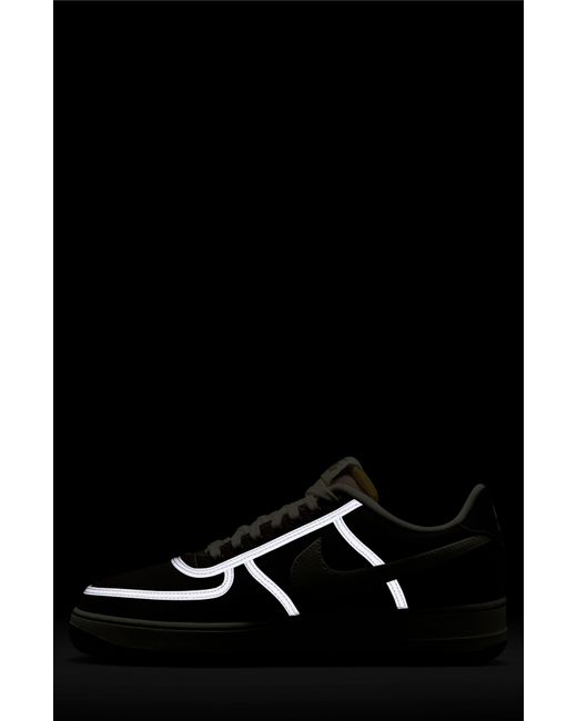 Nike Black Air Force 1 '07 Premium Sneaker for men