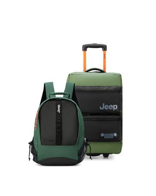 Jeep Softside 20 Two Wheel Rolling Travel Duffle Bag [Js006B] & Laptop ...