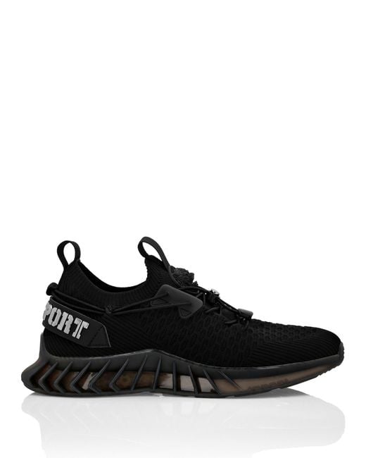Philipp Plein Black Runner Hi-Tech
