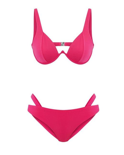 Jendue Red Cleo Bikini Swimwear