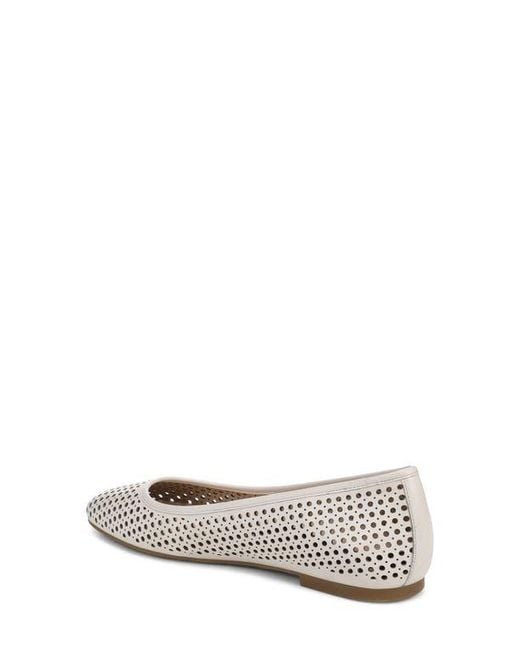 Vionic White Orinda Perforated Ballet Flat